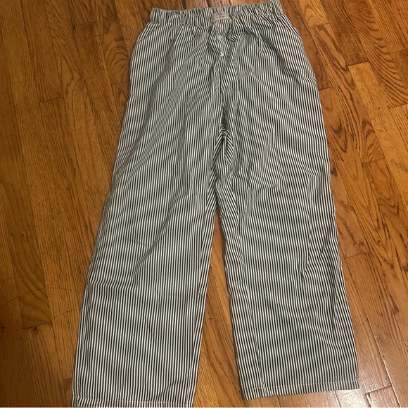 Parke Pants - Parke Green stripe boxer pants